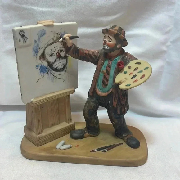 Vintage Other - Vintage Clown Figurine by Emmet Kelly Jr.